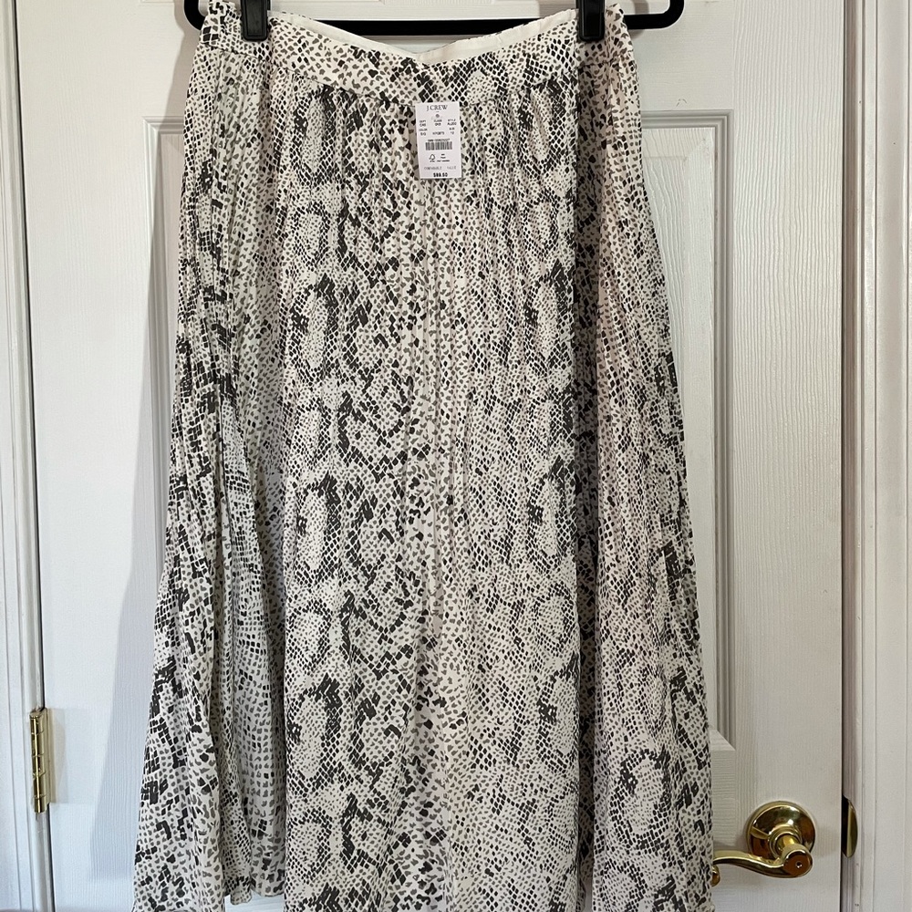 J Crew Pleated Skirt